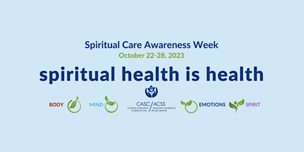 Chaplains Connect - Spiritual Health is Health (1-25 attendees)