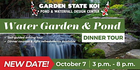 Water Garden & Pond Dinner Tour primary image