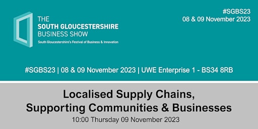 Localised Supply Chains, Supporting Communities & Businesses primary image