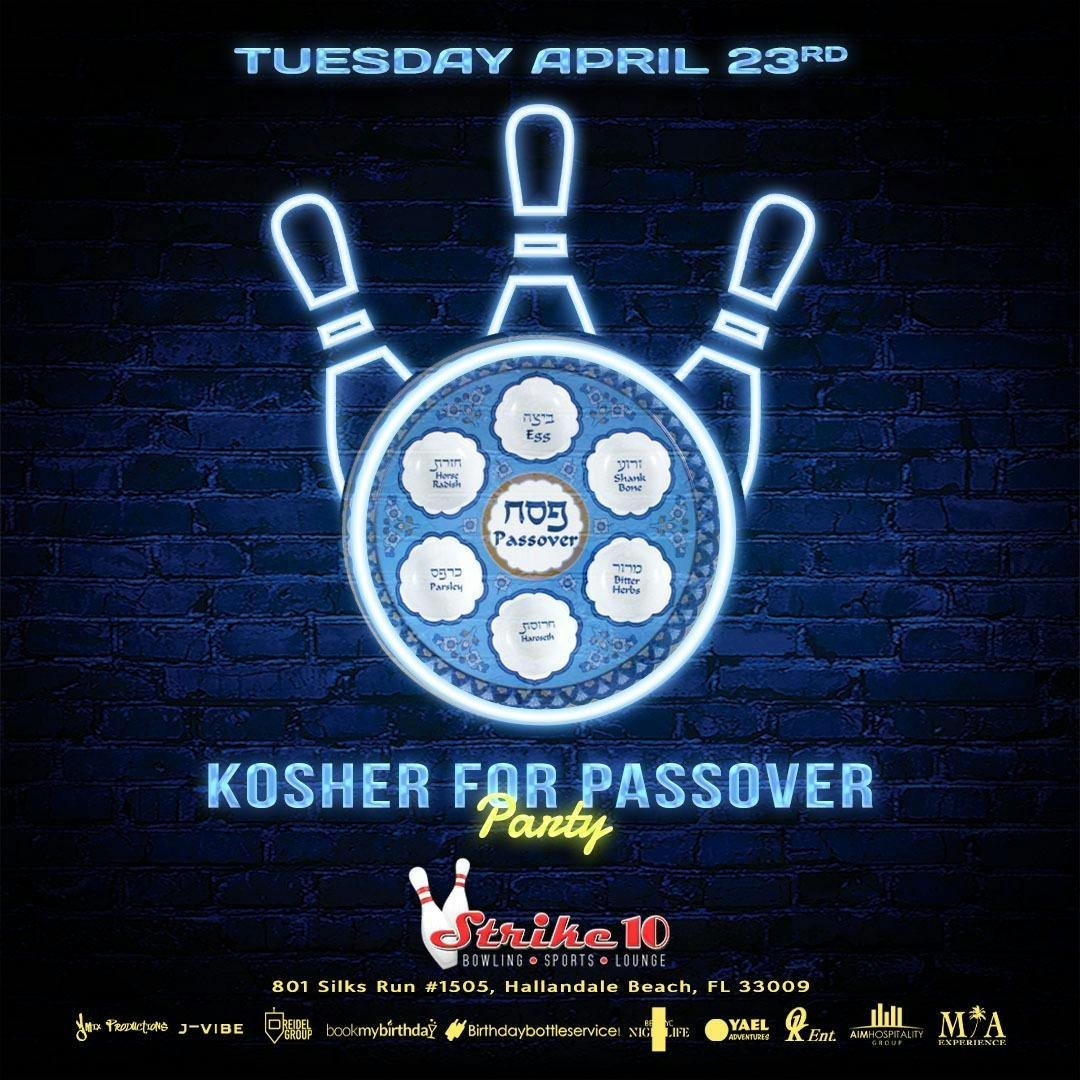 Kosher for Passover at Strike 10 Miami