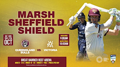 Sheffield Shield QLD v VIC - 4 Day Pass primary image
