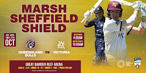 Sheffield Shield QLD v VIC - Monday 16th October primary image
