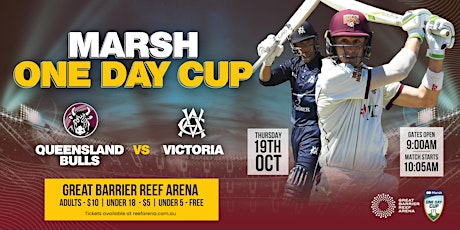 Marsh Cup QLD v VIC - Thursday 19th October primary image