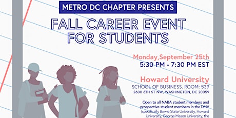 NABA Metro DC Fall Career Event for Students primary image