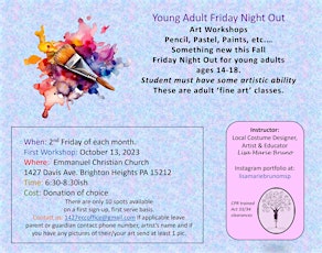 Young Adult Friday Night Artist Workshops