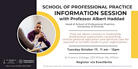 School of Professional Practice Information Session primary image