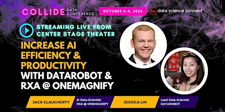 Increase AI Efficiency & Productivity with DataRobot & RXA @ OneMagnify primary image