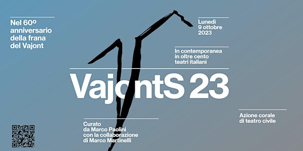 “VajontS 23”: lunedì 9 ottobre in più di 100 teatri italiani