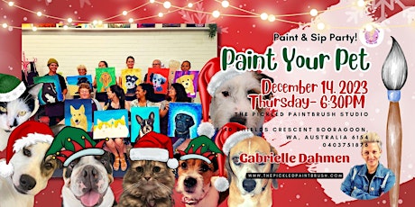 Hauptbild für Painting Class - Paint your Pet - December 14,  2023