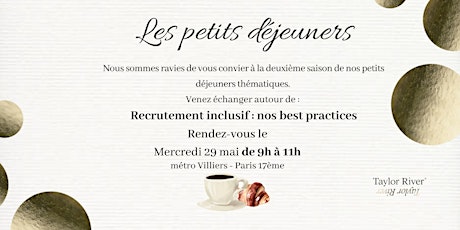 Petit déjeuner RH : Recrutement inclusif : nos best practices.