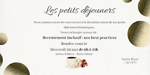 Image principale de Petit déjeuner RH : Recrutement inclusif : nos best practices.