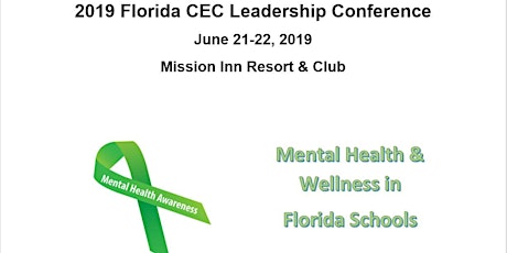 Image principale de 2019 FCEC Leadership Conference "Mental Health & Wellness in Florida Schools"