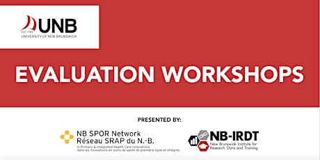 NB-IRDT & NB PIHCI Program Evaluation Workshop  primary image