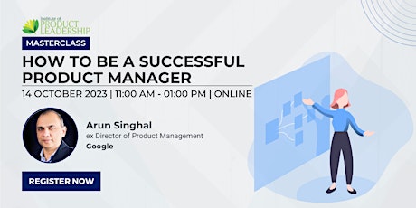 [Masterclass] - How To Be A Successful Product Manager primary image