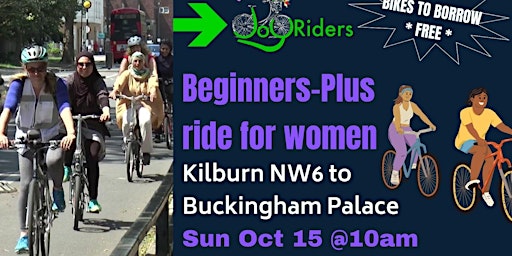 JoyRiders Beginners Plus Ride: South Kilburn to Buckingham Palace primary image