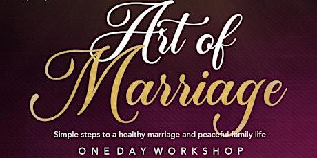 Imagem principal do evento Art of Marriage