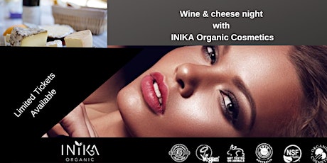 Wine & cheese night with INIKA Organic Cosmetics primary image