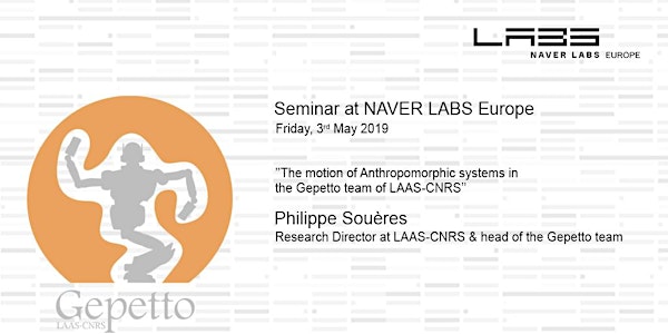 Seminar at NAVER LABS Europe: The motion of Anthropomorphic systems in the Gepetto team of LAAS-CNRS