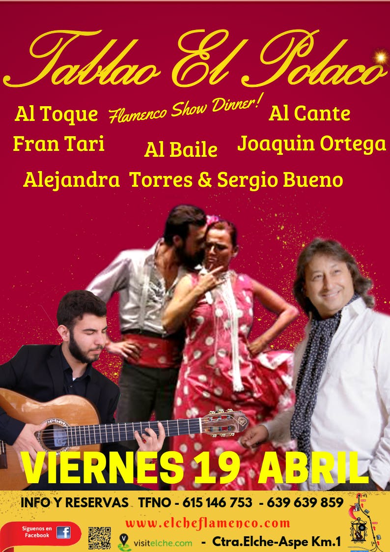 FLAMENCO SHOW DINNER ELCHE 