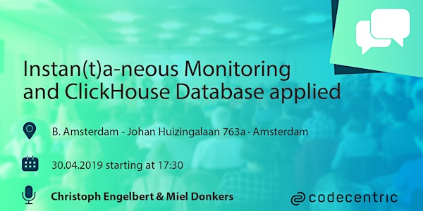 Instan(t)a-neous Monitoring AND ClickHouse Database applied