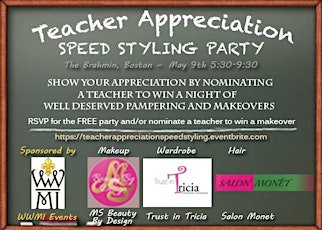 Teacher Appreciation Speed Styling primary image