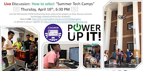 MSP Watch Party! Summer "STEM" Camps & Activities! primary image