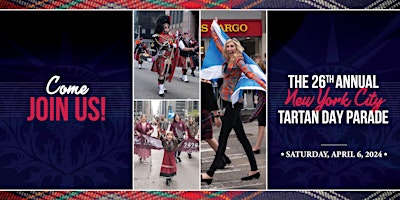 Imagem principal do evento NYC Tartan Day Parade