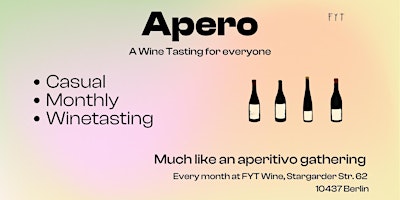 Hauptbild für Apero - A Wine Tasting for Everyone