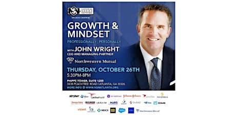 Image principale de Growth and Mindset Professionally and Personally with John Wright
