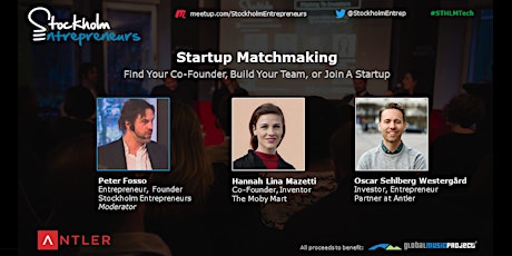 Startup Matchmaking: Find A Co-Founder, Build Your Team, or Join A Startup primary image