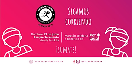 Imagen principal de Maratón Solidaria Rotaract Corre 2019