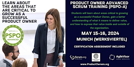 Certified Training | Professional Scrum Product Owner - Advanced (PSPO-A)