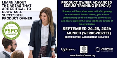 Certified Training | Professional Scrum Product Ow