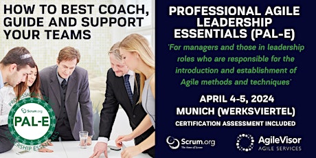 Certified Training | Professional Agile Leadership (PAL-E)