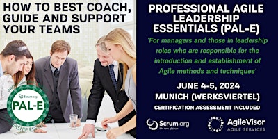 Hauptbild für Certified Training | Professional Agile Leadership (PAL-E)