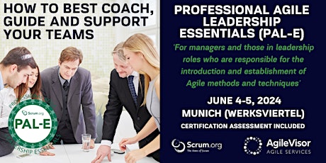 Certified Training | Professional Agile Leadership (PAL-E)