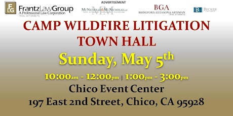 Camp Wildfire Litigation Town Hall primary image