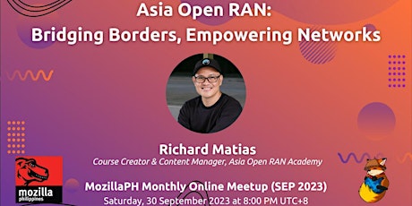 MozillaPH Monthly Online Meetup [SEP 2023] primary image