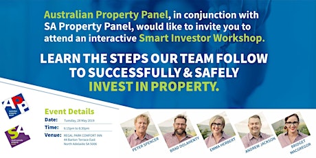 Adelaide | Learn the Steps to Successfully and Safely Invest in Property primary image