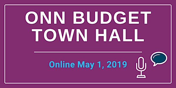 ONN Town Hall: Ontario Budget 2019