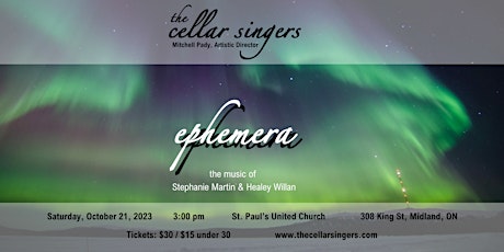 Hauptbild für Ephemera: The Music of Stephanie Martin and Healey Willan