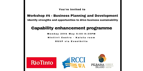 PICCI Business After hours - RTIO CEP Business Planning and Development