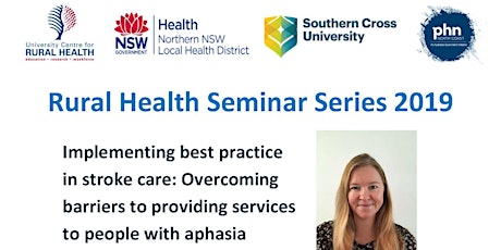 Implementing best practice in stroke care: Overcoming barriers to providing services to people with aphasia primary image