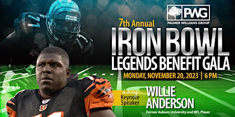 The Palmer Williams Group 7th Annual Iron Bowl Legends Benefit Gala primary image