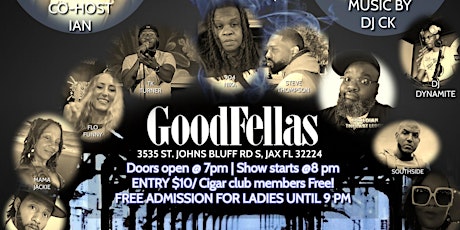 Poker Face Comedy Show @ Good Fellas Cigar Lounge