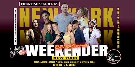 Hauptbild für Bachata Sensual Weekender New York 2023