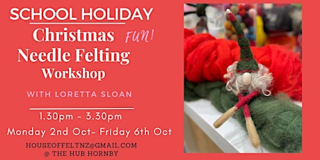 School Holiday  Fun - Christmas Needle Felting Workshop  primärbild