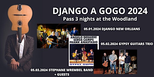 Hauptbild für Django a Gogo 2024: Pass 3 nights at the Woodland in Maplewood