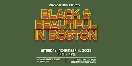 Black & Beautiful in Boston primary image