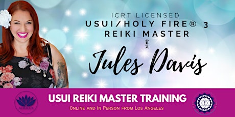 Usui/Holy Fire® 3 Reiki Master Training - with Jules Davis primary image
